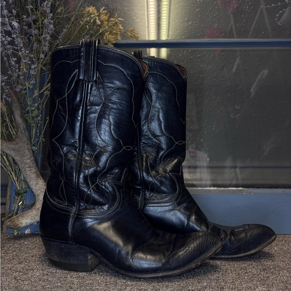 Black Leather Boots